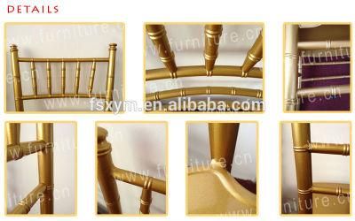 Wedding Furniture Hotel Metal Chiavari Chair (XYM-ZJ29)