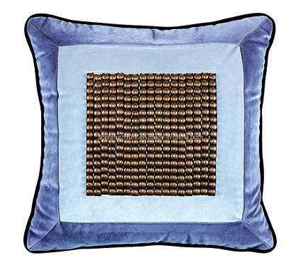 Blue Fabric Sofa Pillow Living Room Cushion