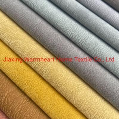 China Colorful Nylon Flock Mat Functional Sofa Fabric Double Flocking Water Repellent Easy Cleaning Upholstery Fabric (JX008.)