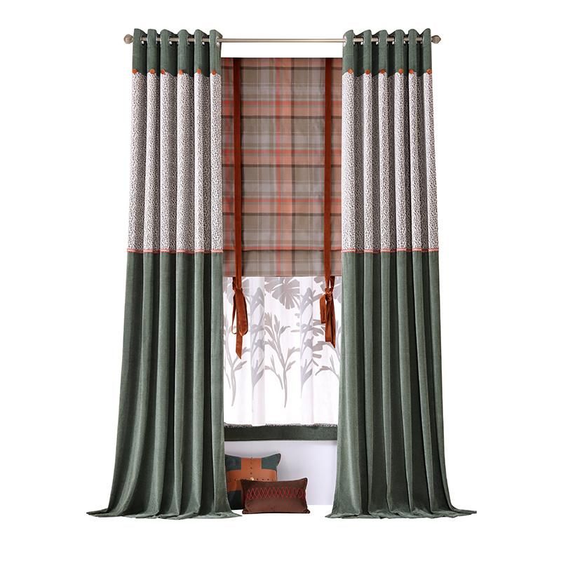 Luxury Curtain Living Room Wholesale High Quality Hotel Villa Apartment Home Velvet Curtain Fabric Ready Made Curtain