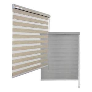 Home Factory Direct Supply Best Selling Zebra Blinds Venetian Blinds with Popular Design Fabric School Manual Zebra Blinds