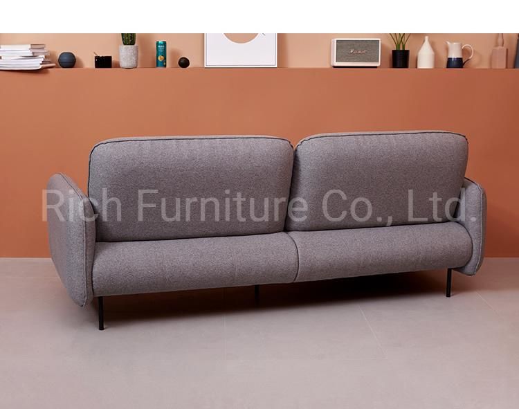 Fashion Fabric Home Furniture for Living Room 2 Seater Loveseat Sofa