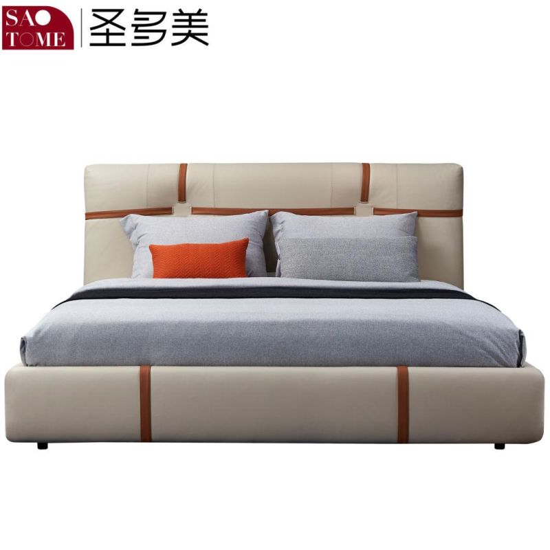 Modern Luxury Hotel Bedroom Furniture 1.5m Cloth King Bed