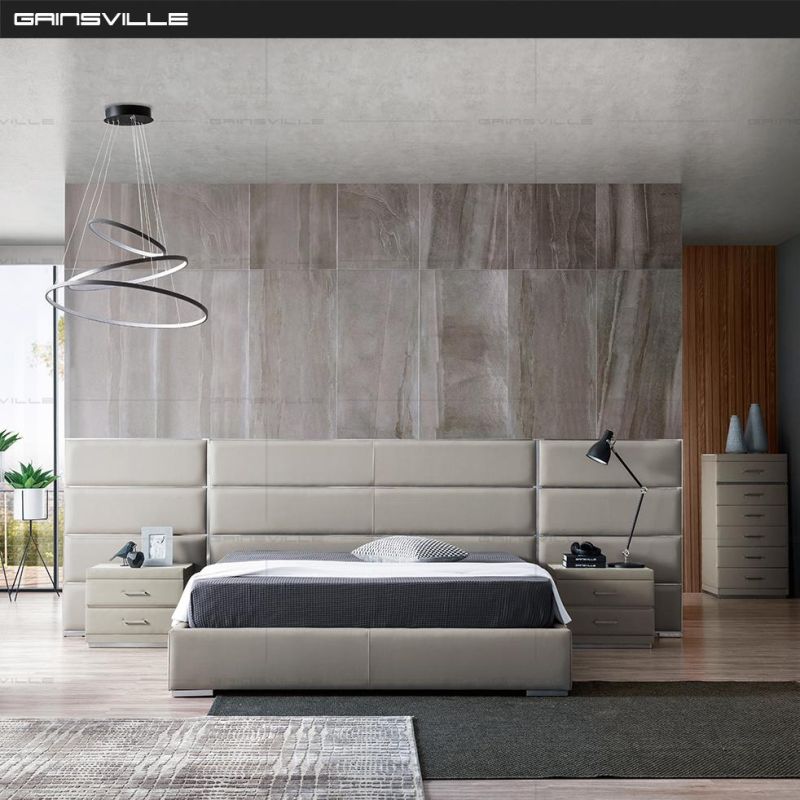 Modern Simple Design Bedroom Villa Furniture Bed King Size