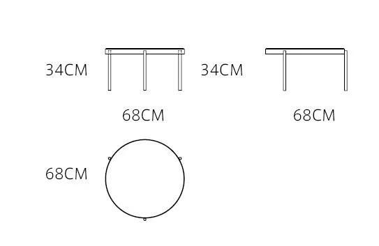 Modern Home Furniture Living Room Metal Leg Marble Top Center Coffee Table Luxury Sectional Round Tea Table