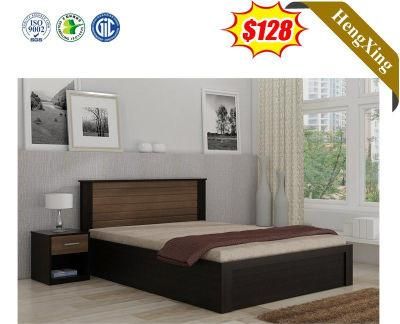 Modern Home Hotel PU Headbaord Wood Legs Bedroom furniture Sets