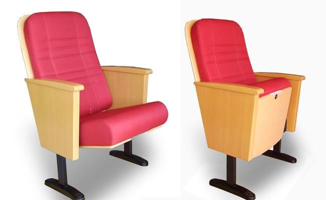 Jy-603 Folding Cover Fabric 3D Model Home Theater Wholesale Used Hot Selling Conference Church Cinema Chairs for Sale