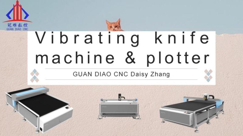 1625 Auto Feeding CNC Vibrating Knife Fabric Cutting Machine