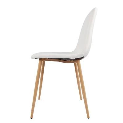 Cheap Factory Price Upholstery Wooden Color Leg Nordic Indoor Modern Cafe Kitchen Dining Fabric Living Dining Room Chairs