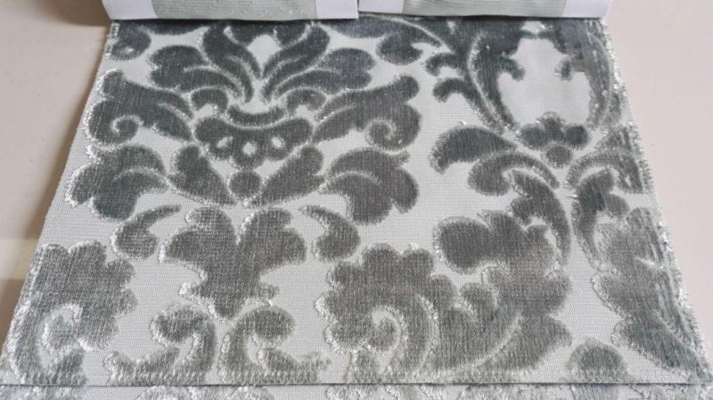 Hotel Textile New 100% Polyester Cut Velvet Upholstery Pillow Fabric