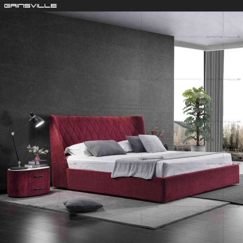 Italy Design High Quality Bedroom Bed 5 Star Hotel Furniture Gc1825