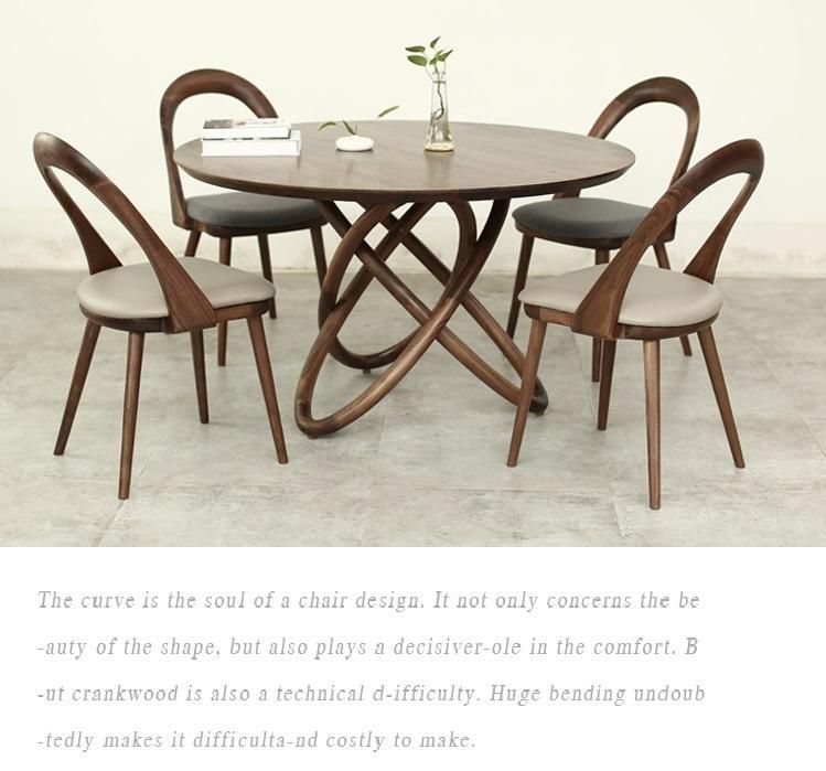 Fashion Solid Wood Restaurant Furniture Fabric Dining Chair Made in China Guangdong