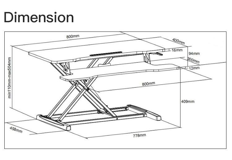 Chinese Furniture Laptop Tray Table / Laptop Desk with Cooling Fan / Foldable Laptop Table