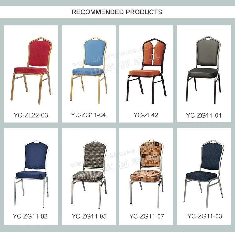 Yc-Zg38 High Quality Canada Wholesale Custom Steel Stacking Waterfall Banquet Chair