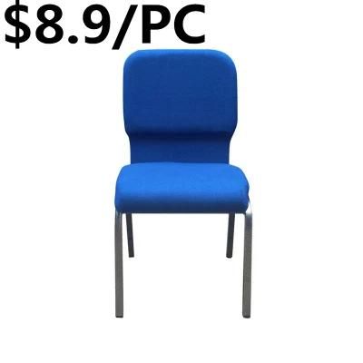 Modern Style Stackable Fabric Wedding Dining Meeting Banquet Church Chair