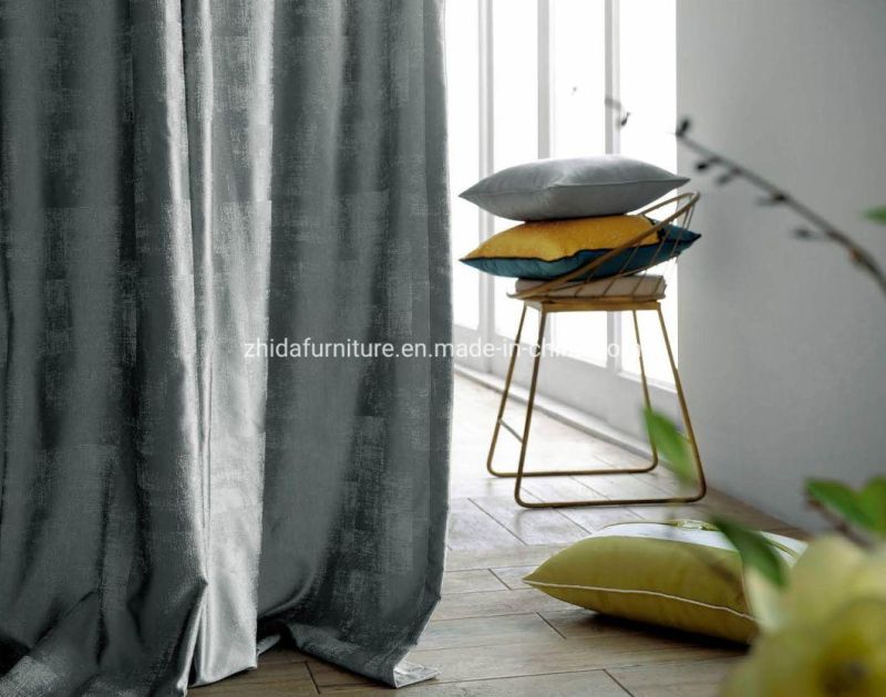 Household Textile Polyester Upholstery Woven Velvet Curtain Pillow Curtain Fabric