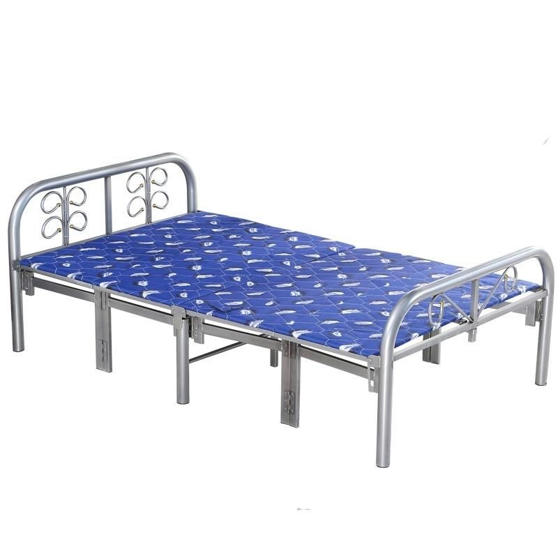 Modern Wedding Event Metal Stackable Steel Hotel Bedroom Folding Bed