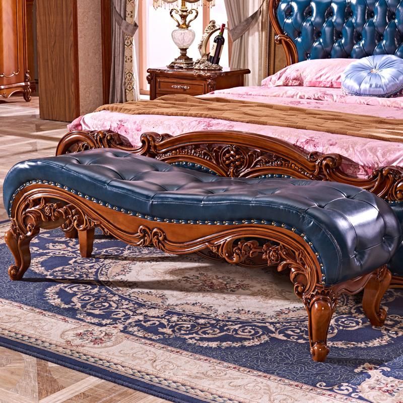 Bedroom Furniture Leather Bed Bench in Optional Furnitutre Color