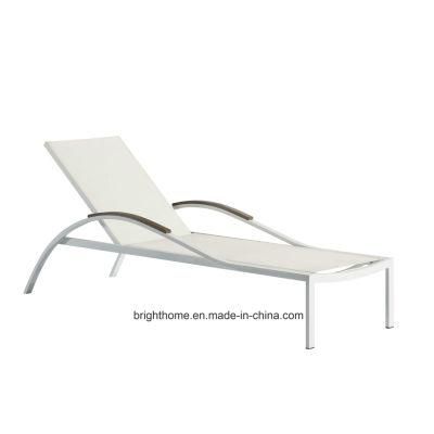 Textilene Outdoor Chaise Lounge Sun Lounger Aluminum Pool Daybed Furniture