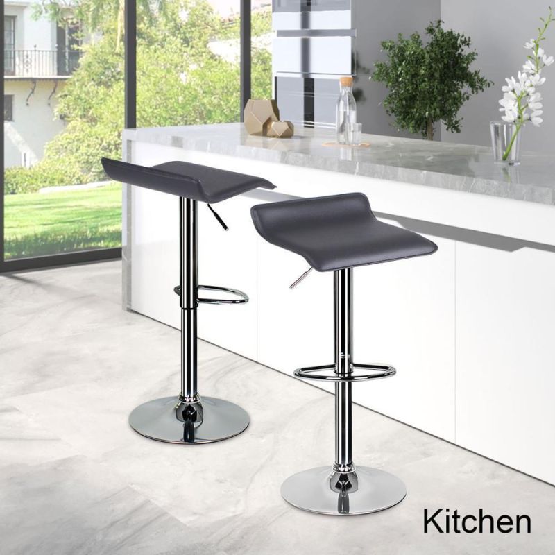 Chaises De Bar Industriel Cuir Et Mtal Modular Kitchen Furniture Hydraulic Gas Lift Cylinder for High Barstool