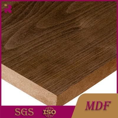 Water Resistant MDF Board Gray Melamine Grooved MDF White Melamine MDF Board