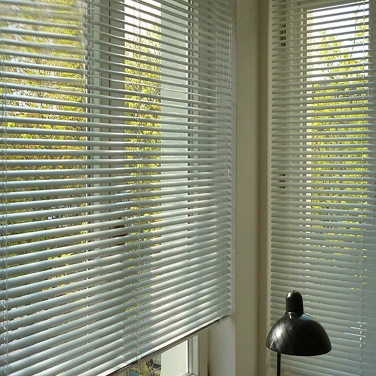 Customized Size 25mm Venetian Blinds White Grey Silver Gold Waterproof Thicken Aluminum Roller Blinds Window Roller Shutter