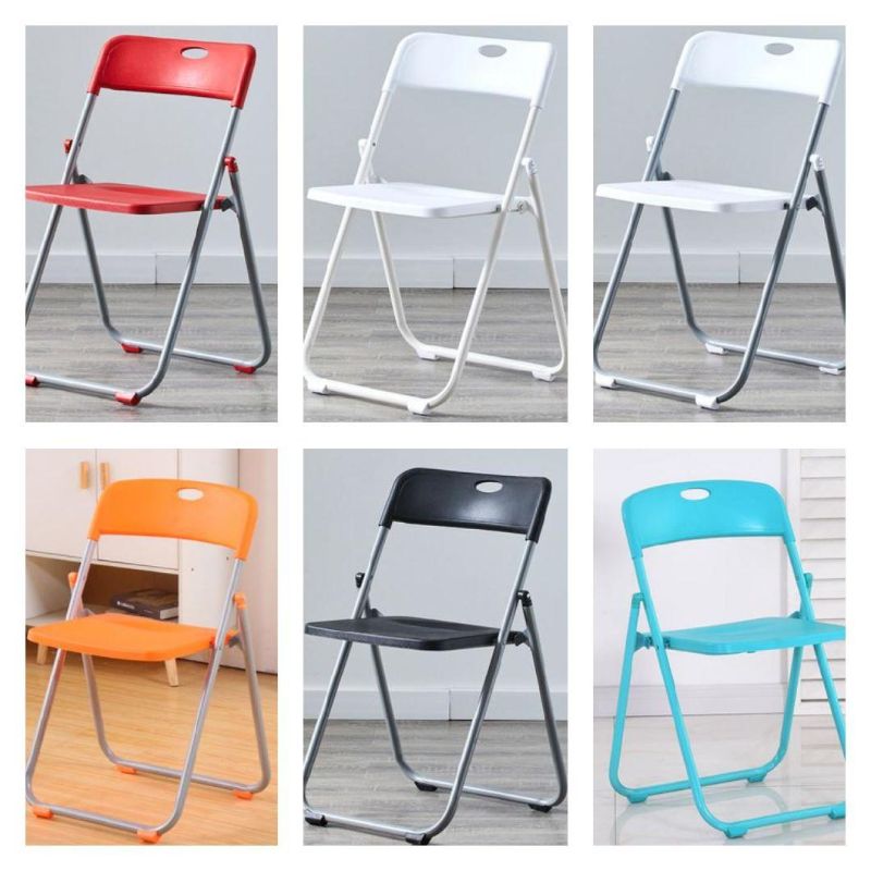 Wholesale Outdoor Garden Furniture Portable Plastic Camping Silla Beach Steel Frame Folding Chair