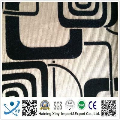 Latest Design Fabric Upholstery, Cheap Textile Flock Sofa Upholstery Fabric, Cushion Cover Fabric