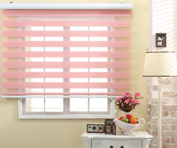 Blackout/Semi-Blackout Polyester Fabric Zebra Blinds