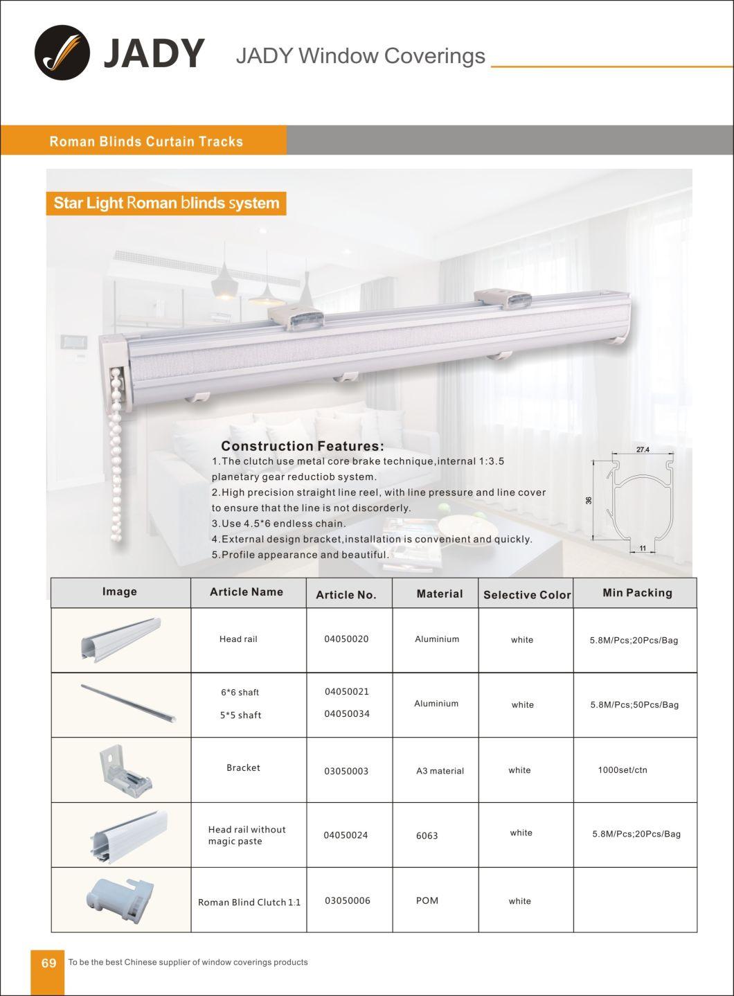 Window Roman Blinds System Window Fabric Roman Blind