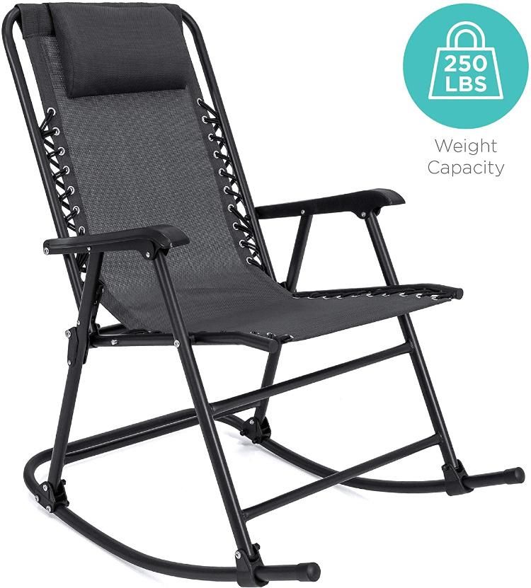 Wholesale Adjustable Garden Folding Rocking Chair