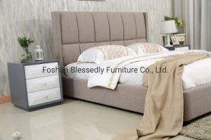 Fabric Bed American Style Upholstered Bed for Modern Furniture Home Bed