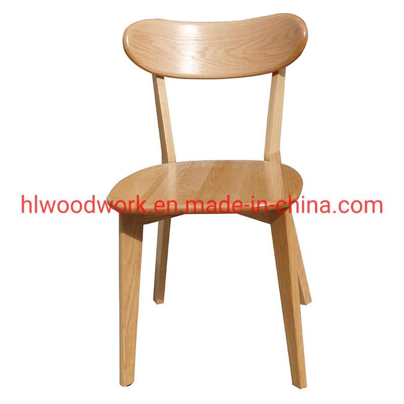 Cross Chair Oak Wood Dining Chair Wooden Chair Office Chair Round Seat Living Room Chair