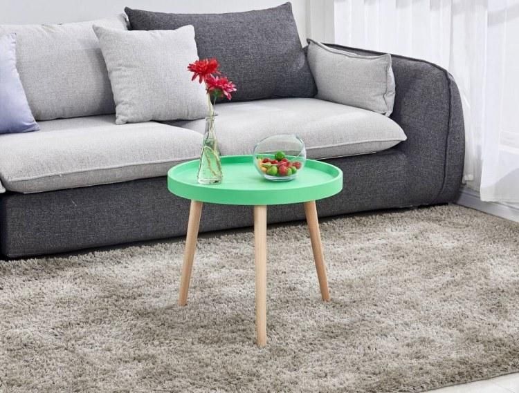 China Wholesale Wooden Leg Home Living Room Furniture Modern Tea Table Simple Plastic Coffee Table