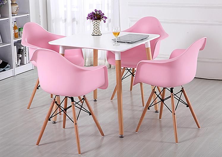 New Design Colorful Plastic Arm Chair Hight Quality Plastic Stackable Chair Sale