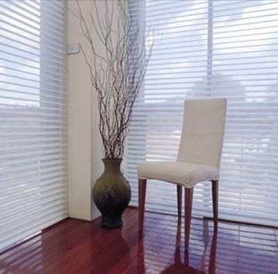 Home Decor 100% Polyester Shangri-La Blinds Triple Shades Venetian Blinds Transparent Roller Blind Fabric