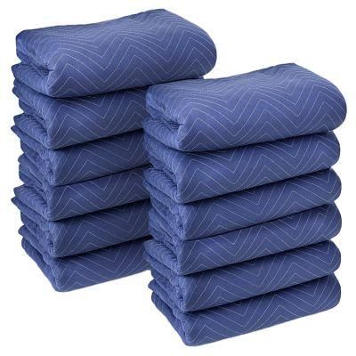 72X80 Inches Moving Blankets Non-Woven Fabric Moving Blanket Accept Customized