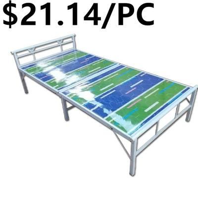 Modern Stacking Metal Hotel Frame Furniture Bunk Steel Folding Bed