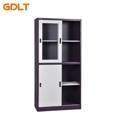 Under The Glass on The Iron Door Cabinet Metal Office Furniture Steel Cabinet