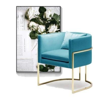 Modern Italian Contemporary Design Luxury Dining Room Furniture Velvet Dining Chair