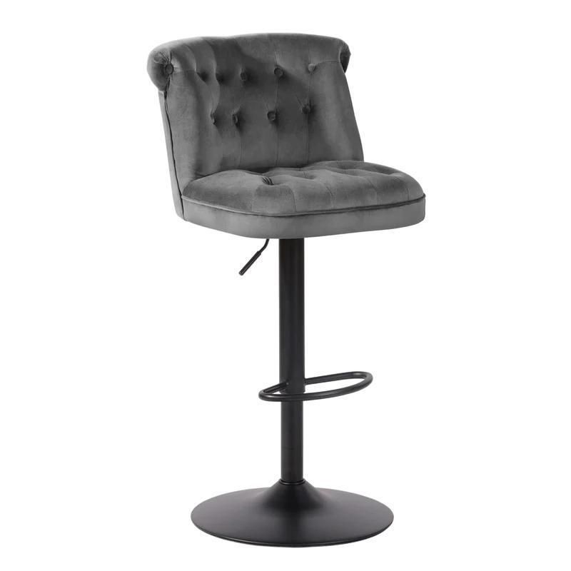 Metal Bar Stool Fabric Swivel Gas Lift Bar Chair/Office Chair/Leisure Chair