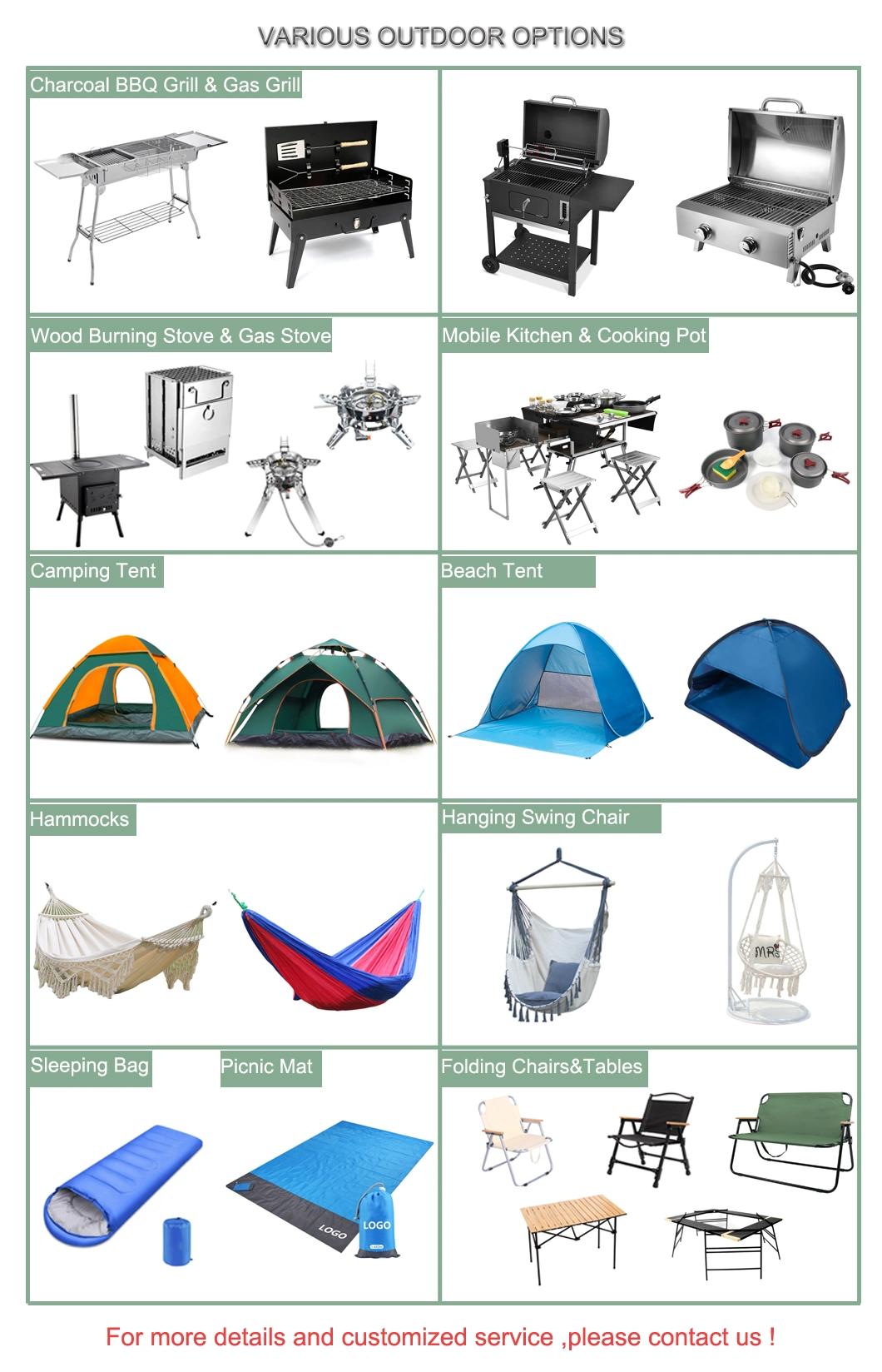 Custom Logo Aluminum Folding Beach Foldable Camping Chair