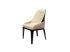 Hotel Restaurant Furniture Dining Room French Italian Luxury White Genuine PU Leather Restaurant Dining Chair for Sale Made in China