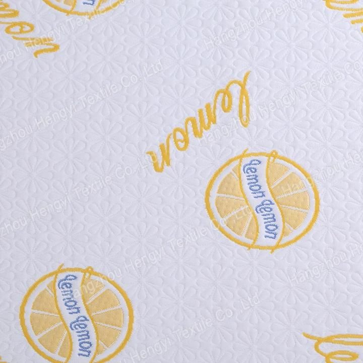 Yellow Lemon Knitted Mattress Fabrics