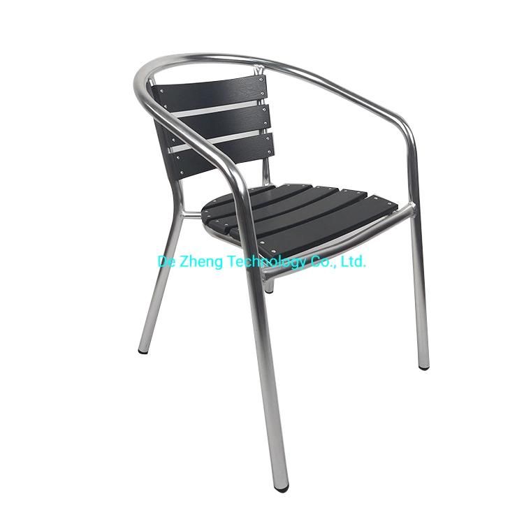 High Quality Simple Commercial French European Roof Pool Outdoor Cafe Dining Chair Set