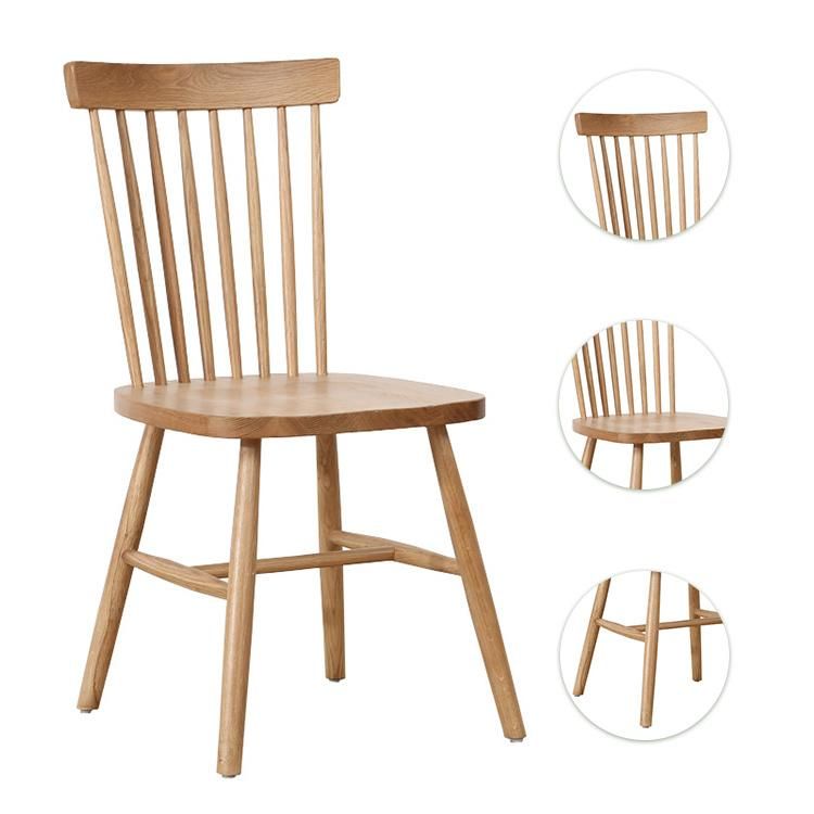 Furniture Modern Furniture Chair Home Furniture Wooden Furniture Modern Custom Luxury Antique Furniture High Back Leisure Wooden Windsor Dining Room Chair