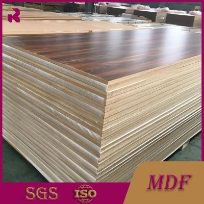 Waterproof Paint MDF 18 mm Laminated Melamine Coated MDF Board