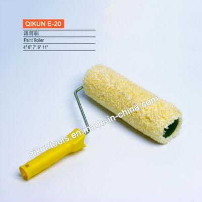 E-20 Hardware Decorate Paint Hand Tools Plastic Handle Acrylic Fabric Paint Roller