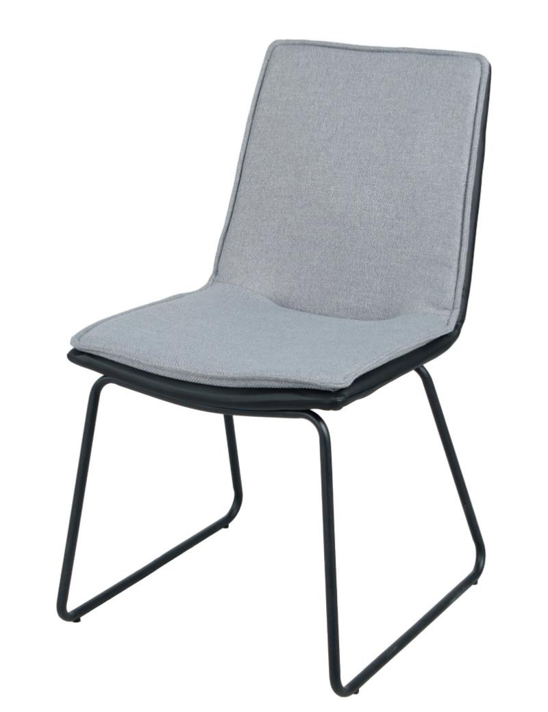 Modern Nordic Style Garden Wedding Party Restaurant Dining Chair Furniture Metal Legs Frame Upholstery Fabric PU Dining Chair