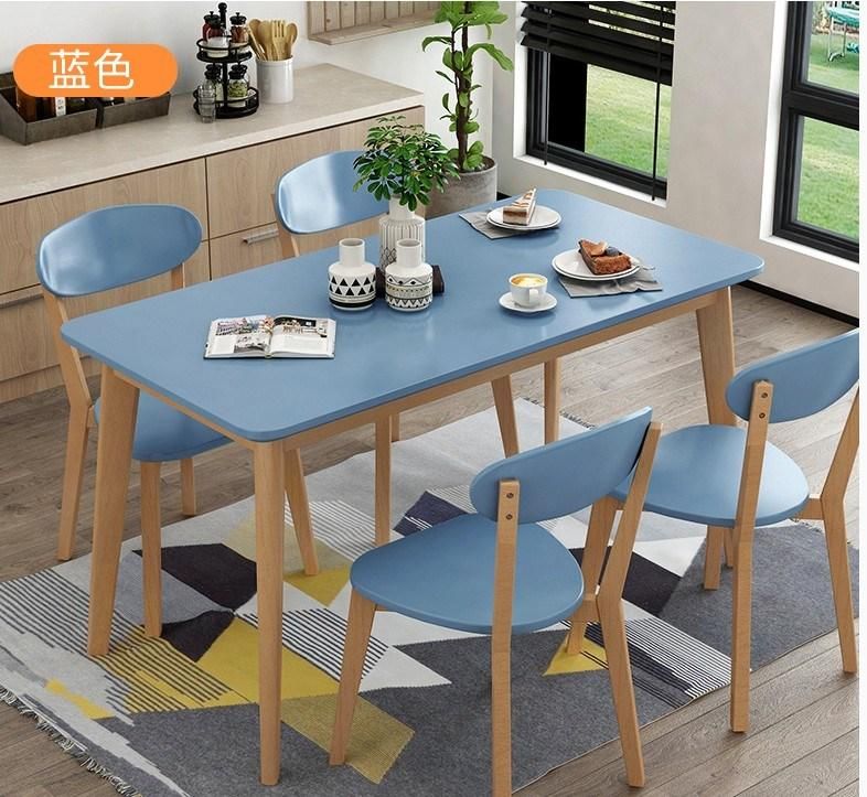 Tulip Stool Table and Chair of Leisure Restaurant Nordic Modern Dining Chairs Wooden Chair